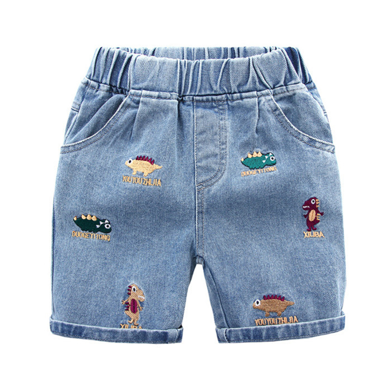 Baby Nursery Ideas Boy - Ienens-男の子と女の子のためのカジュアルなジーンズ,2〜8歳の子供のための夏のショートパンツ,ルーズデニムショーツ