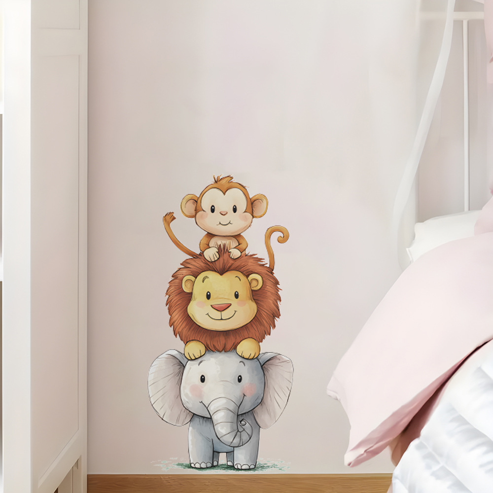 かわいい森の動物の壁ステッカー部屋用ベビールーム装飾保育園壁 - Baby Nursery Wall Stickers のレビューと価格