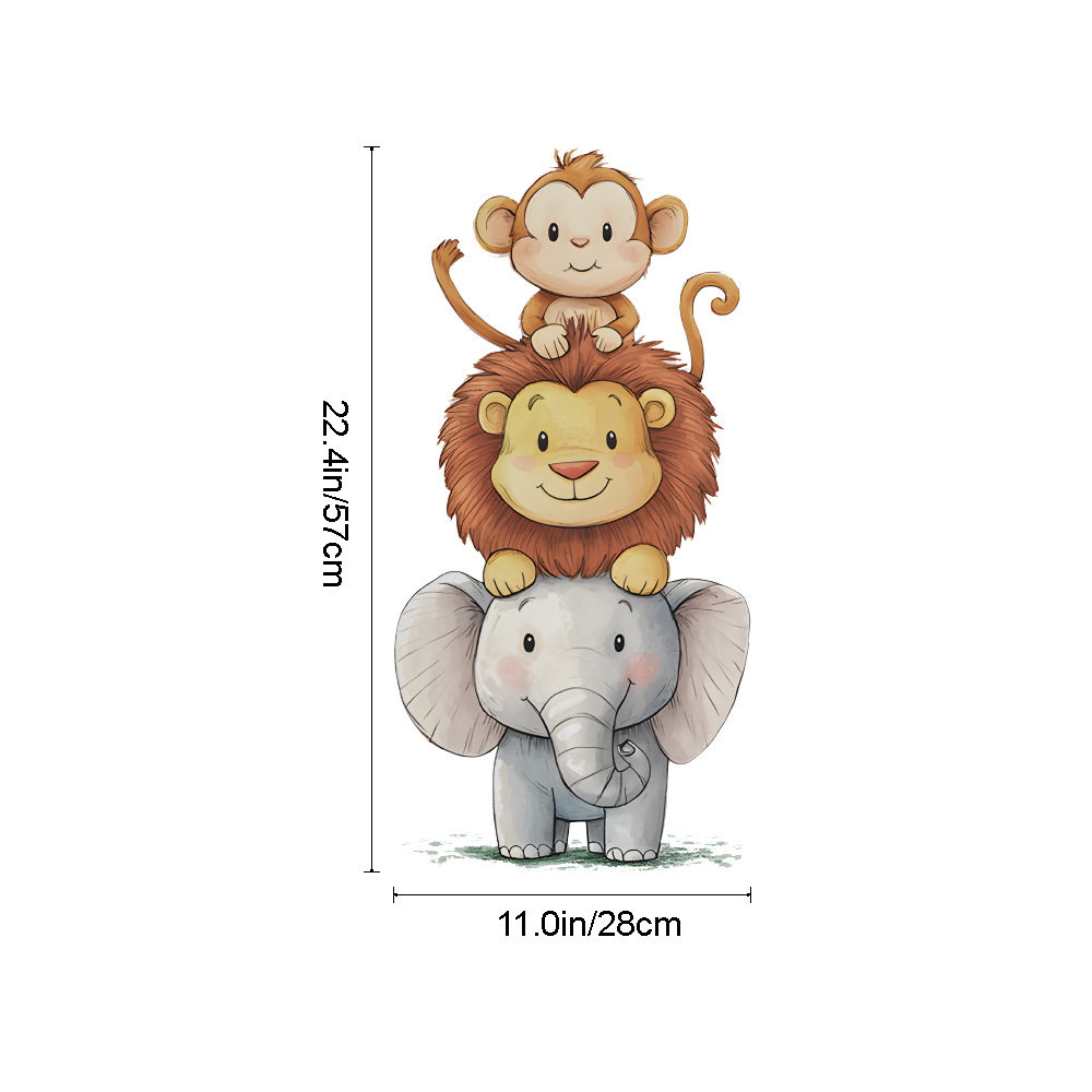 かわいい森の動物の壁ステッカー部屋用ベビールーム装飾保育園壁 - Baby Nursery Wall Stickers のレビューと価格