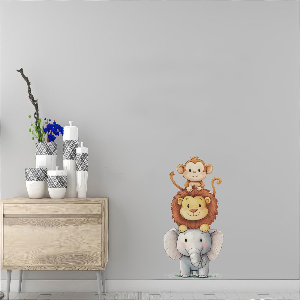 かわいい森の動物の壁ステッカー部屋用ベビールーム装飾保育園壁 - Baby Nursery Wall Stickers のレビューと価格