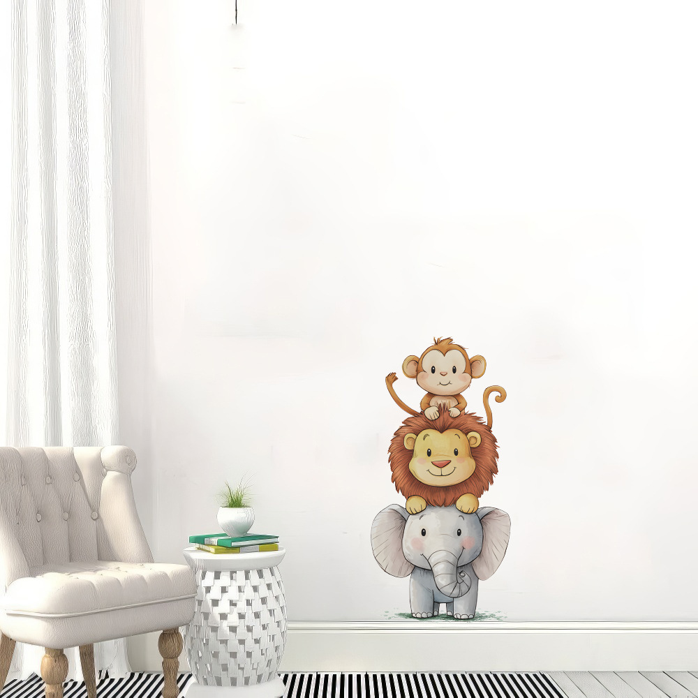 かわいい森の動物の壁ステッカー部屋用ベビールーム装飾保育園壁 - Baby Nursery Wall Stickers のレビューと価格