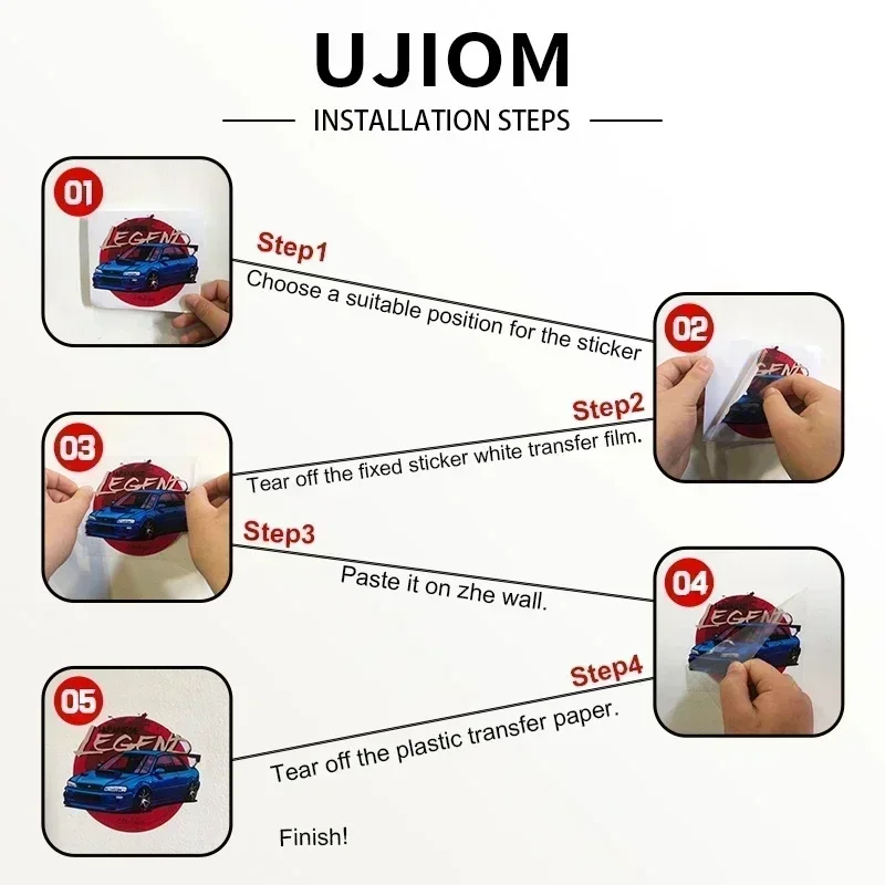 UJIOM かわいいオカラン ウォールステッカー 素敵な漫画 - Baby Nursery Wardrobe のレビューと価格