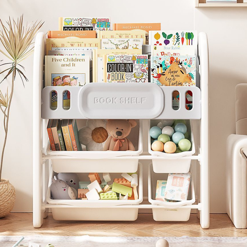 子供のおもちゃ収納ラック家庭用赤ちゃん絵本収納キャビネット本 - Baby Nursery Bookshelf のレビューと価格