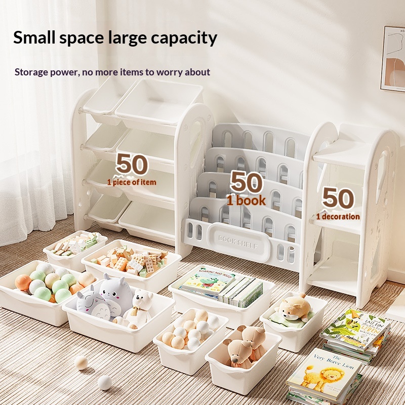 子供用おもちゃ収納ラックオーガナイザー本棚ベビー保育園大容量 - Baby Nursery Bookshelf のレビューと価格
