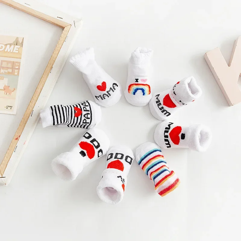 春夏ベビーガールズボーイズ綿ソフト暖かい靴下新生児幼児レター - Baby Nursery Ideas Boy のレビューと価格