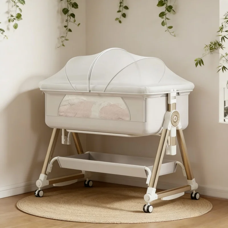 8in1多機能スマートベビーベッド 折りたたみ式トラベルデザ - Baby Nursery Trolley のレビューと価格