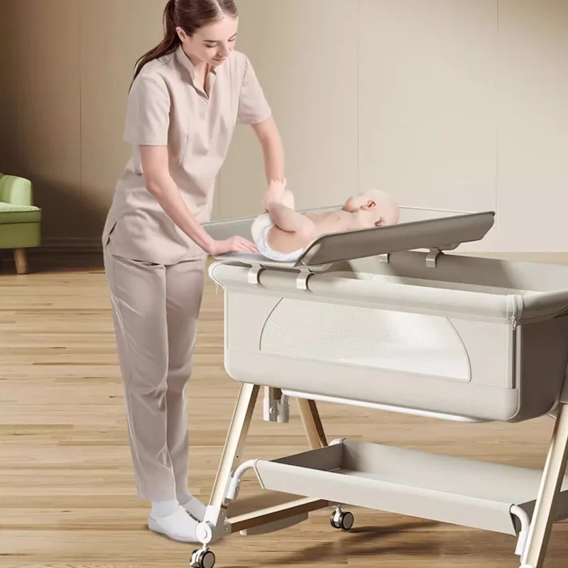 8in1多機能スマートベビーベッド 折りたたみ式トラベルデザ - Baby Nursery Trolley のレビューと価格