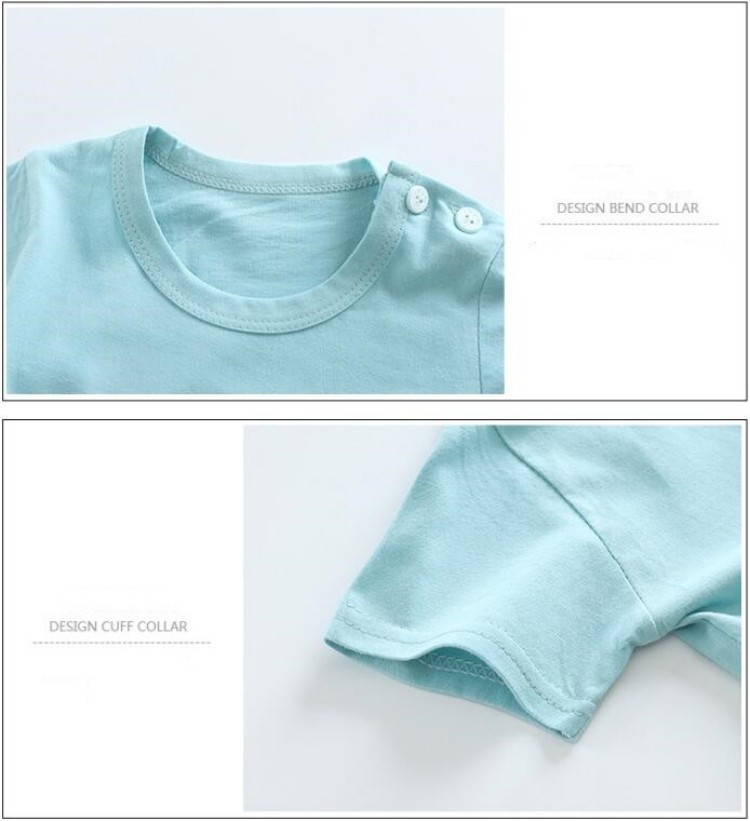綿 Tシャツ + ショーツ 2 ピーストラックスーツセット子 - Baby Nursery Ideas Boy のレビューと価格