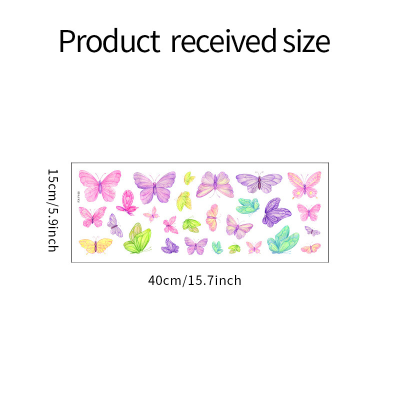 ロマンチックな蝶のウォールステッカー クリエイティブな家の壁 - Baby Nursery Wall Stickers のレビューと価格