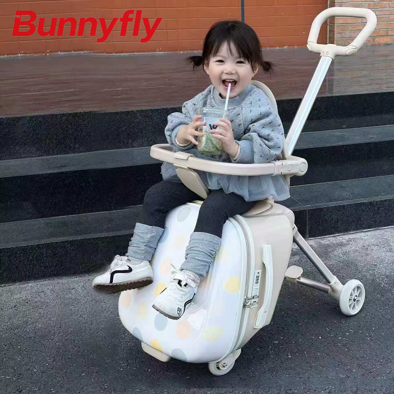 Bunnyfly 20インチ子供用荷物ケース（ベビーカー内蔵 - Baby Nursery Trolley のレビューと価格