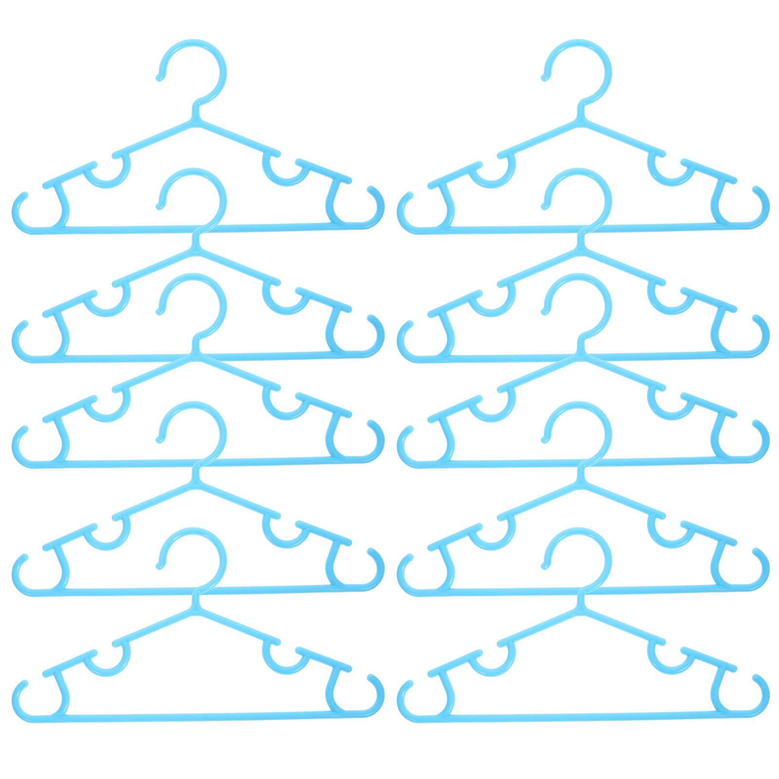 滑り止め加工のベビー服用ハンガー10個入り。プラスチック製で - Baby Nursery Hangers のレビューと価格