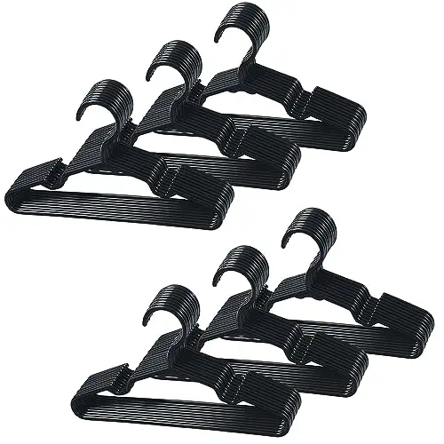 20/60個入り ブラック ベビー用クローゼットハンガー、プ - Baby Nursery Hangers のレビューと価格