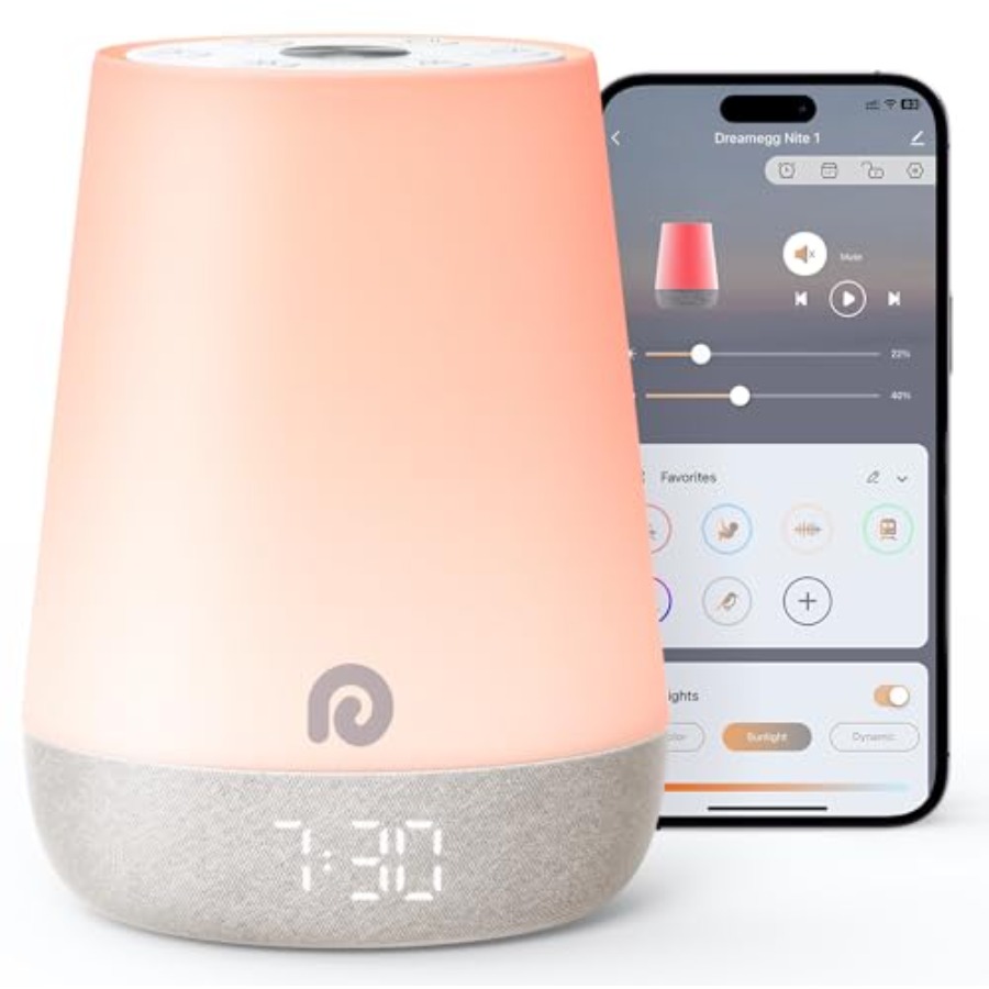サウンドマシンベビー - ホワイトノイズサウンドマシンベビー - Sound Sleep Trainer Clock のレビューと価格