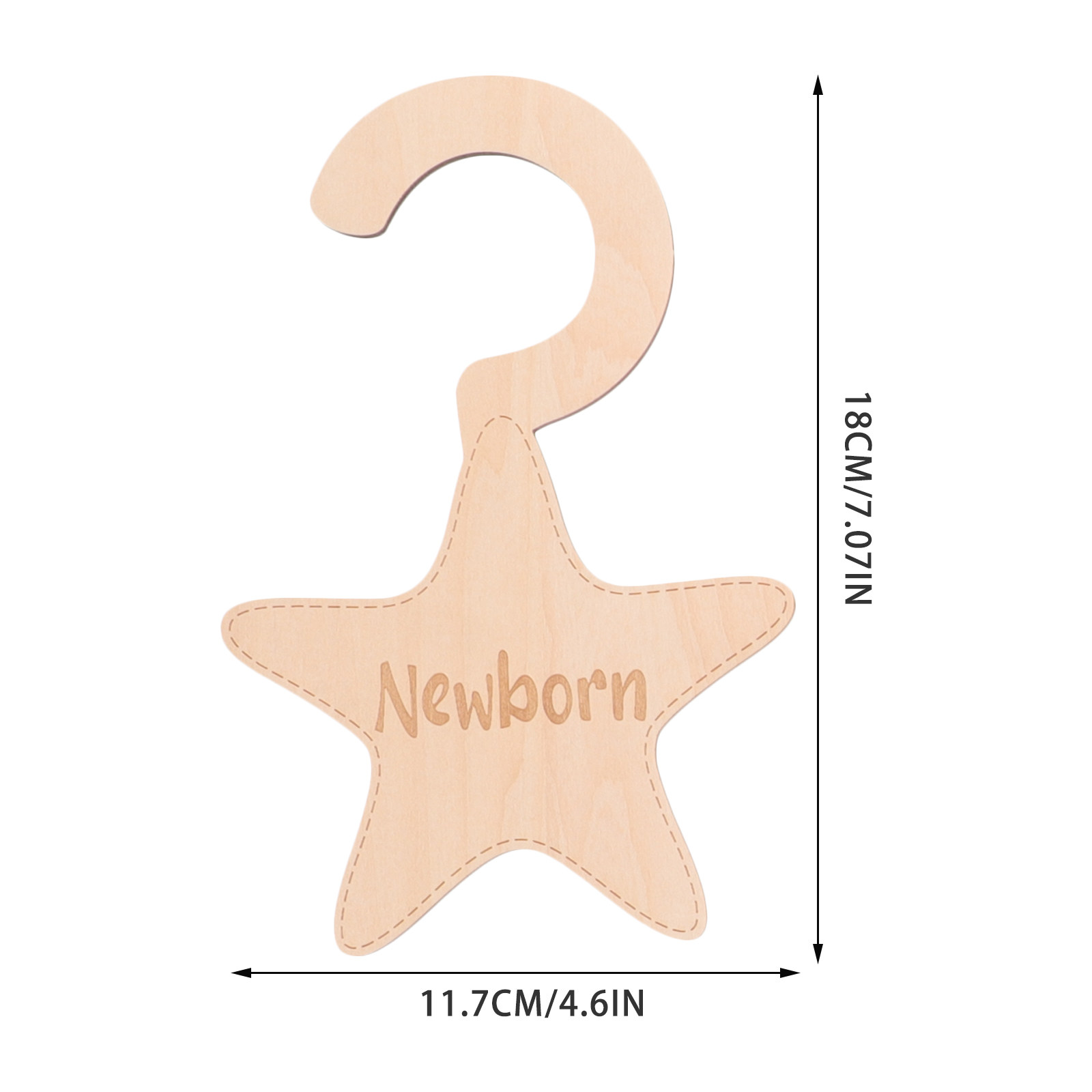 木製のベビー用ワードローブ仕切り7点セット。衣類を整理するた - Baby Nursery Wardrobe のレビューと価格
