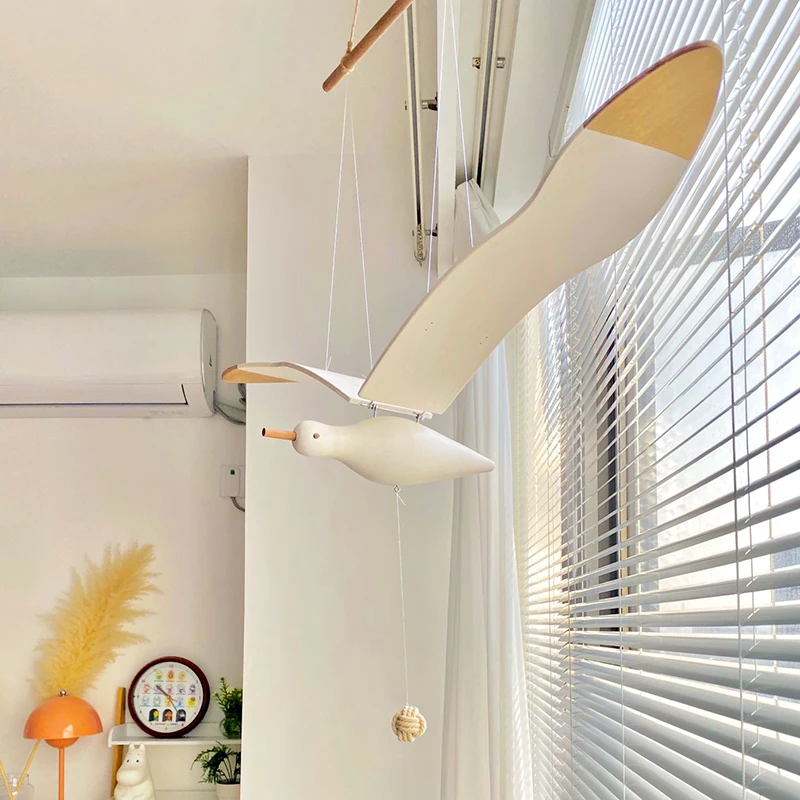 木の鳥の形をしたクリエイティブな壁掛け,子供部屋,ホテルのア - Baby Nursery Artwork のレビューと価格