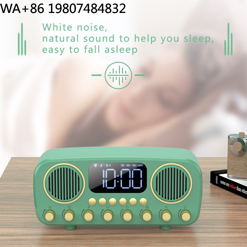 レトロデスクトップ睡眠トレーナー ワイヤレスオーディオスピー - Sound Sleep Trainer Clock のレビューと価格