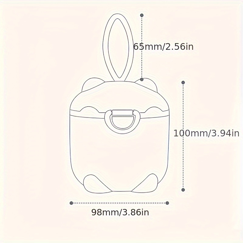 1pc ポータブル 4 層粉ミルクボックス、粉ミルク容器、食 - Baby Nursery Essentials のレビューと価格