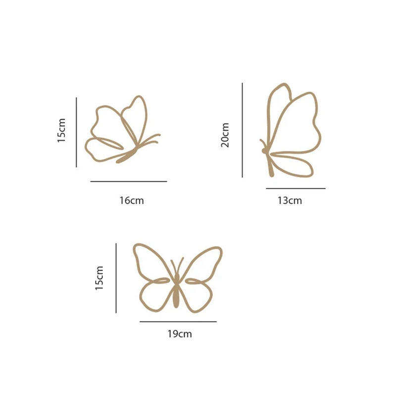 木製蝶の飾り、木製壁飾り、蝶の木製装飾、子供部屋、キッズウォ - Baby Nursery Artwork のレビューと価格
