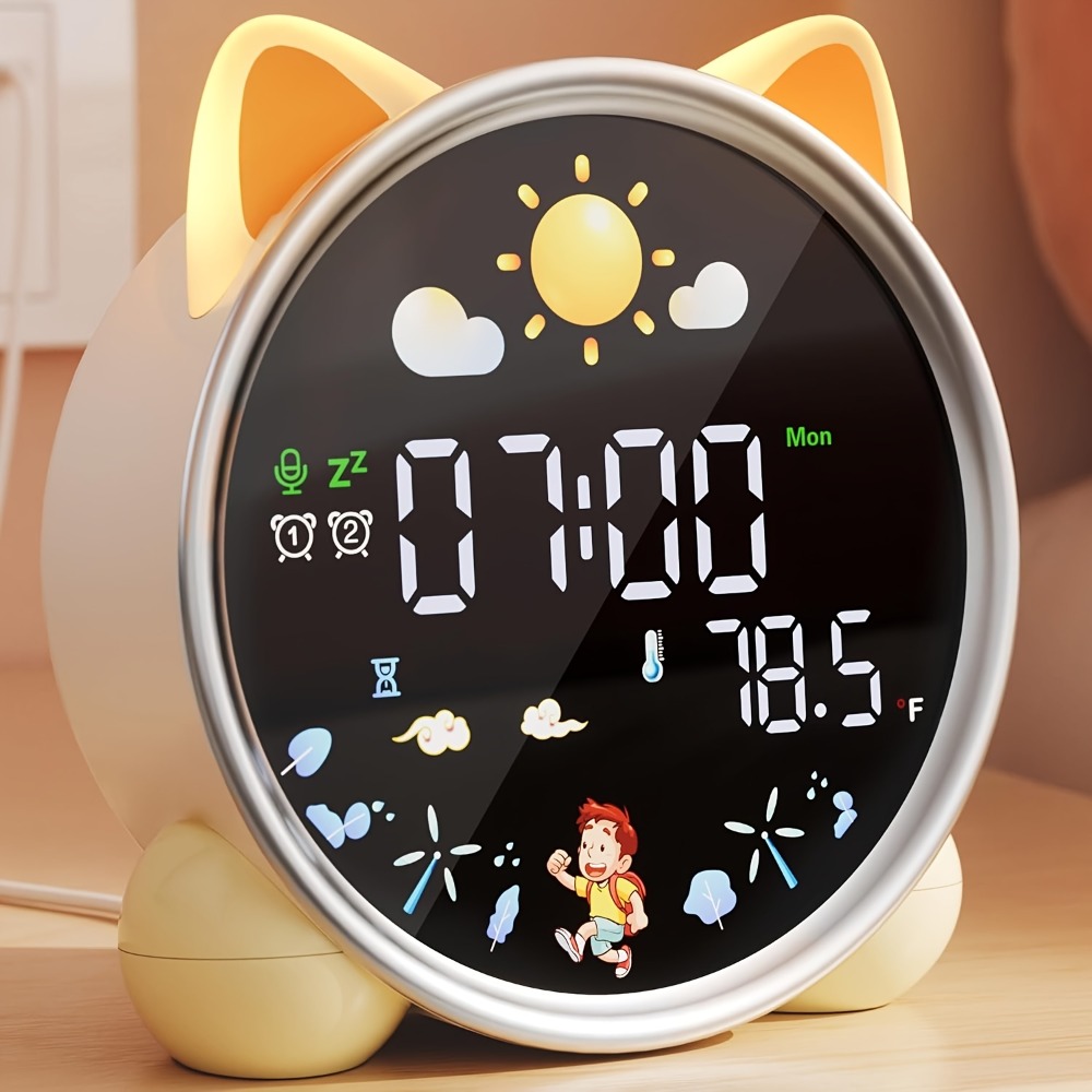 子供用目覚まし時計、起床準備完了、子供用睡眠トレーナー、ナイ - Sound Sleep Trainer Clock のレビューと価格