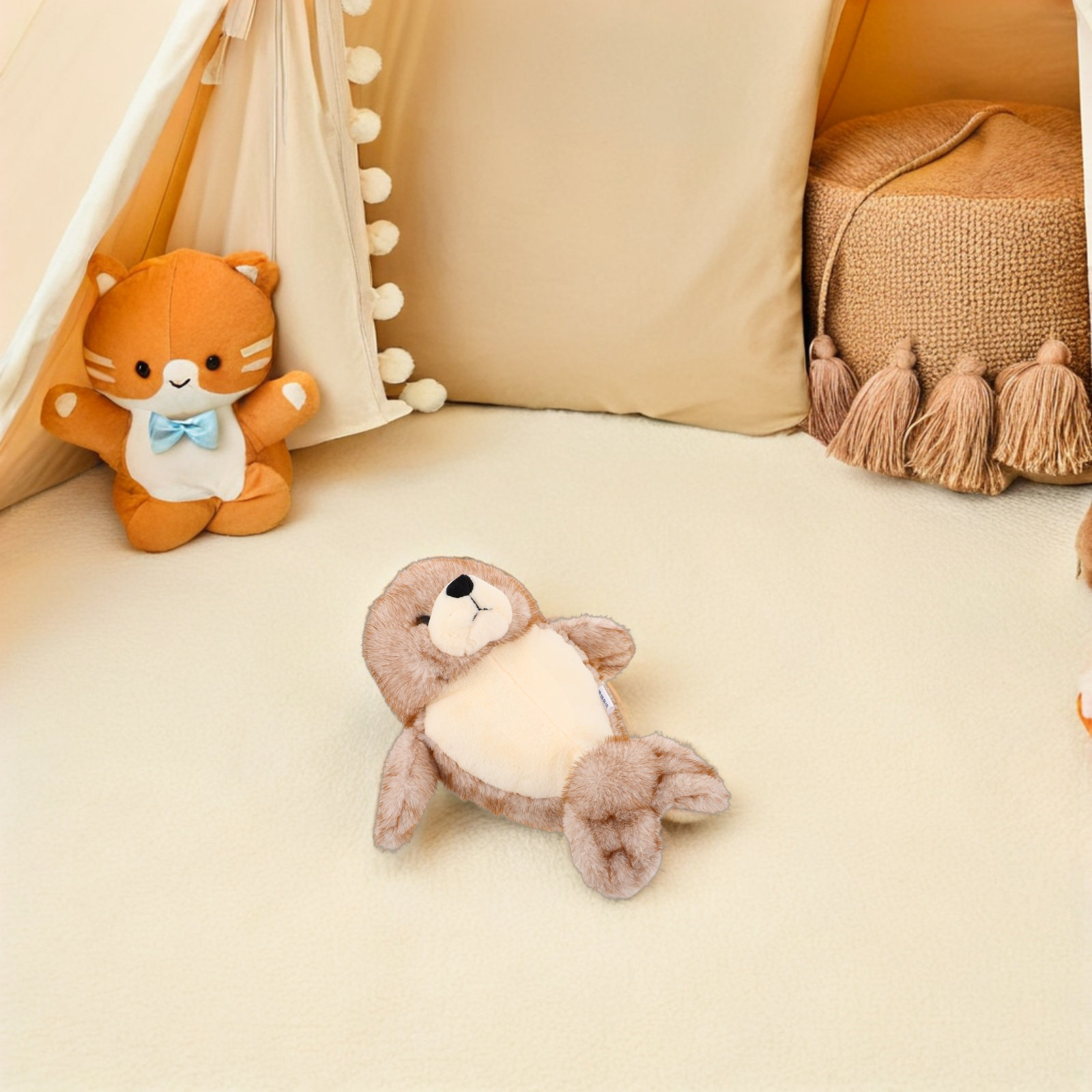 ぬいぐるみ、柔らかい、抱きしめやすい、茶色、子供部屋の装飾、 - Baby Nursery Boy のレビューと価格