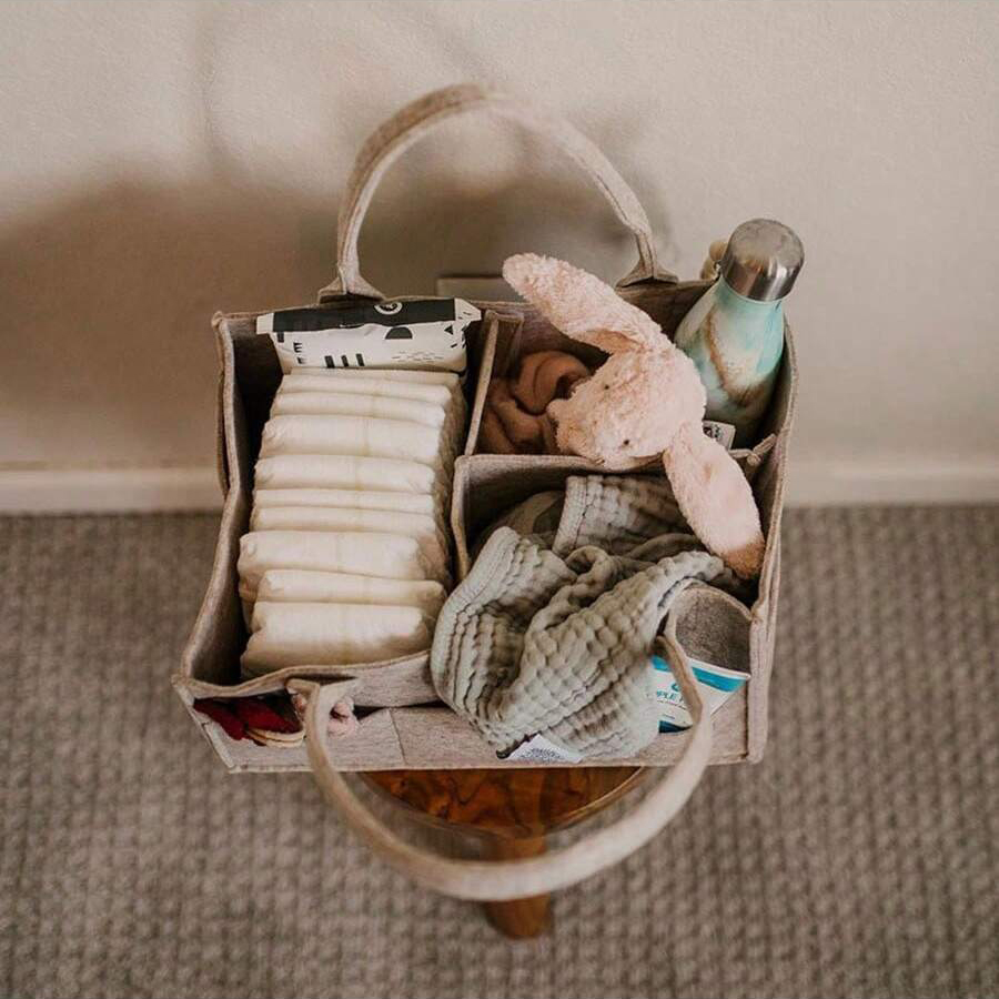 ベビー用おむつ収納バッグ、持ち運び可能な収納ケース、おむつ交 - Baby Nursery Essentials のレビューと価格