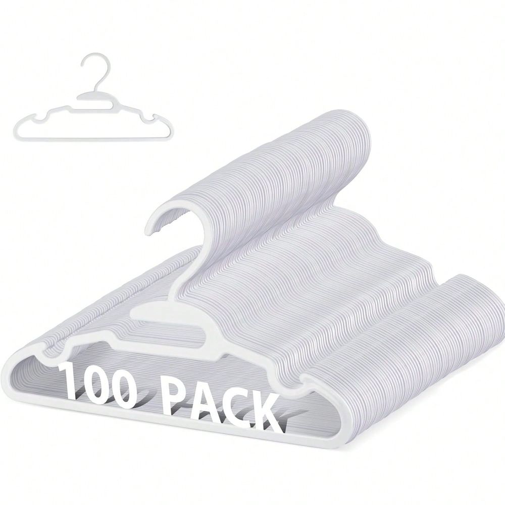 70 100パック キッズハンガー プラスチック製ベビーハン - Baby Nursery Hangers のレビューと価格